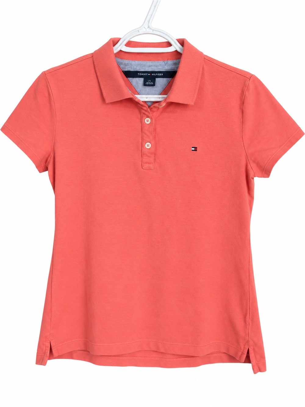 Women’s Tommy Hilfiger coral polo size medium